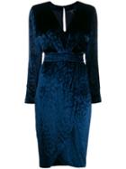 Gucci Pre-owned 1990's Jacquard Dress - Blue