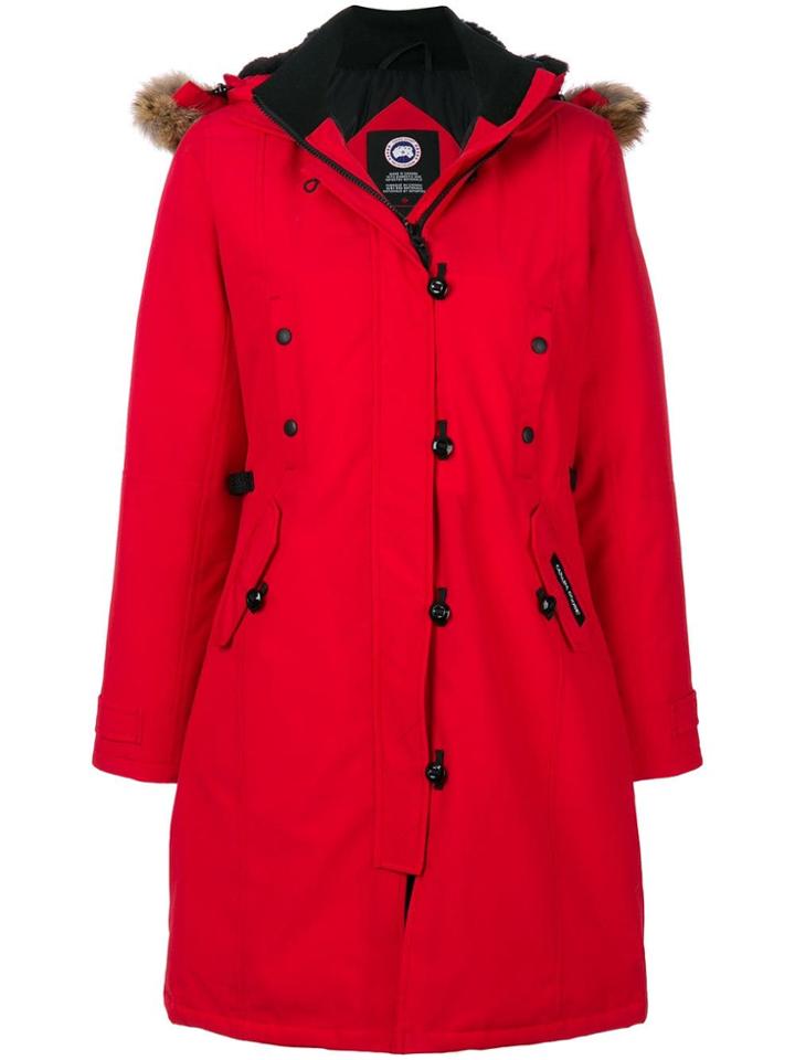 Canada Goose Long Padded Coat - Red