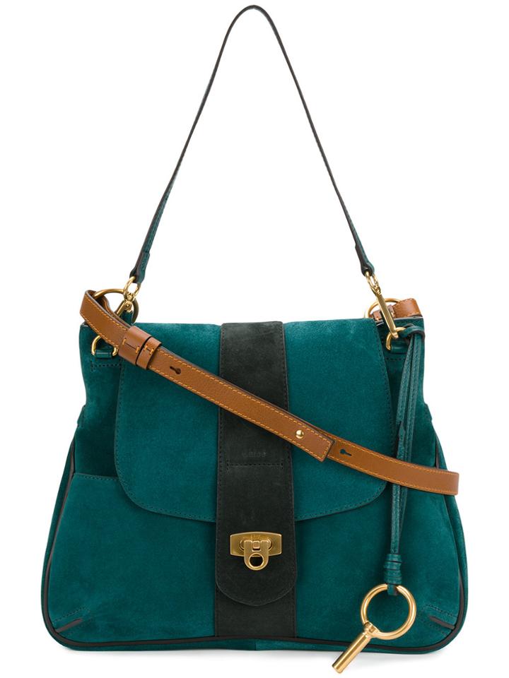 Chloé Lexa Shoulder Bag - Green