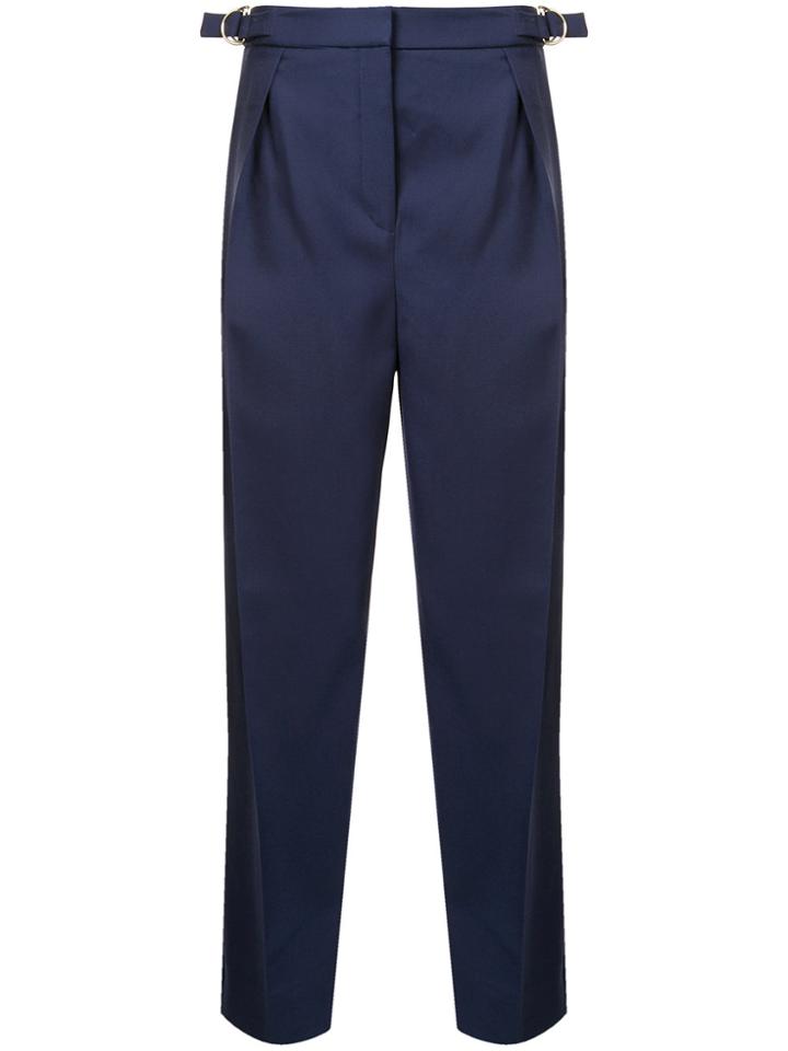 Roksanda Loose-fit Cropped Trousers - Blue