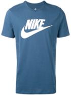 Nike - Logo Print T-shirt - Men - Cotton - M, Blue, Cotton