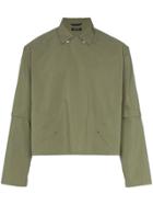 Portvel Detachable Sleeve Lightweight Jacket - Green