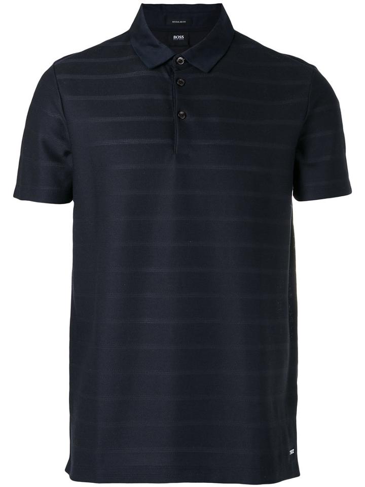 Boss Hugo Boss - Striped Polo Shirt - Men - Cotton - M, Blue, Cotton