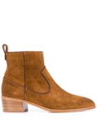Veronica Beard Ankle Boots - Brown