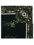 Osklen - Printed Scarf - Women - Silk - One Size, Black, Silk