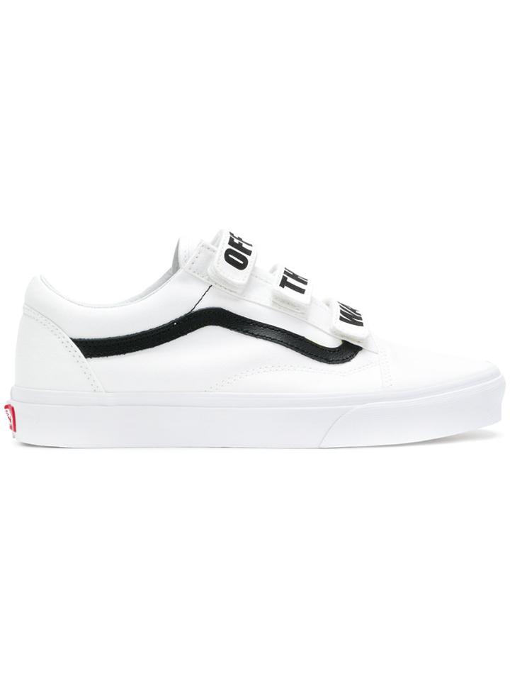 Vans Touch Strap Logo Sneakers - White