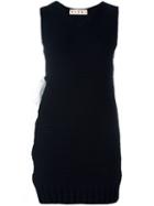 Marni Sleeveless Knitted Tunic, Women's, Size: 40, Black, Polyamide/wool