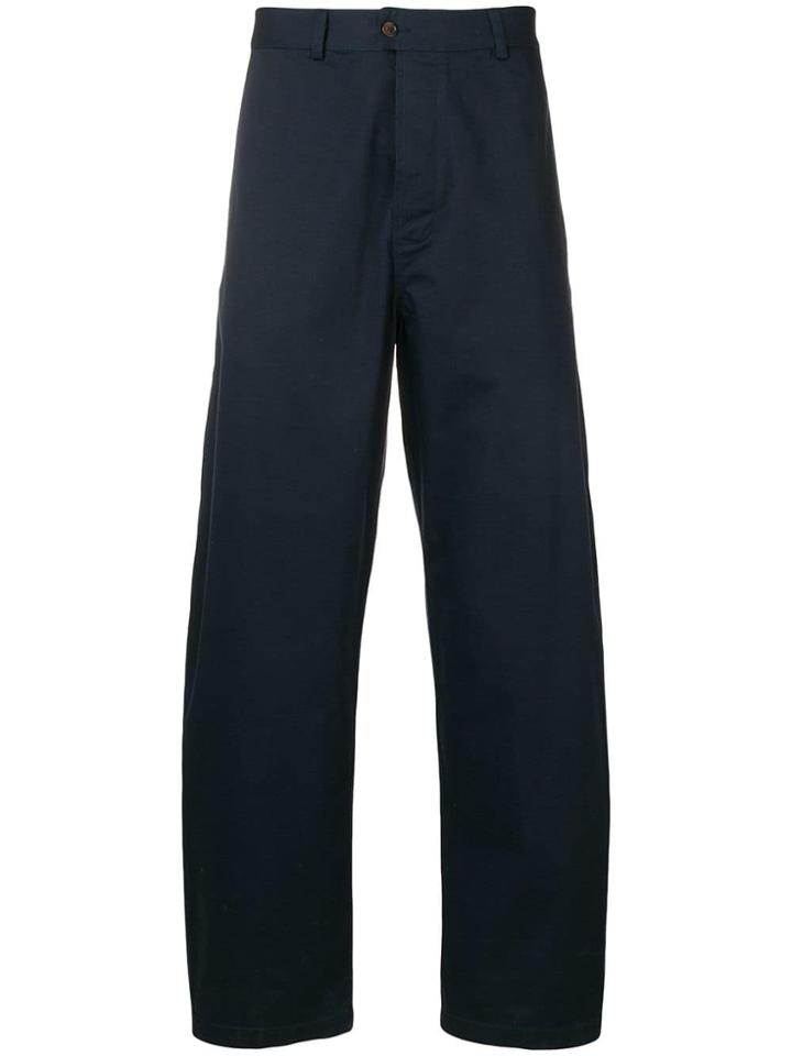 Universal Works Wide-leg Chinos - Blue