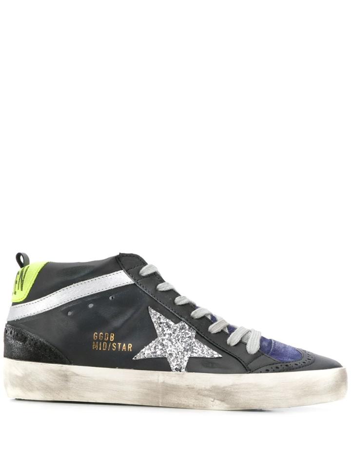Golden Goose Midstar High-top Sneakers - Black