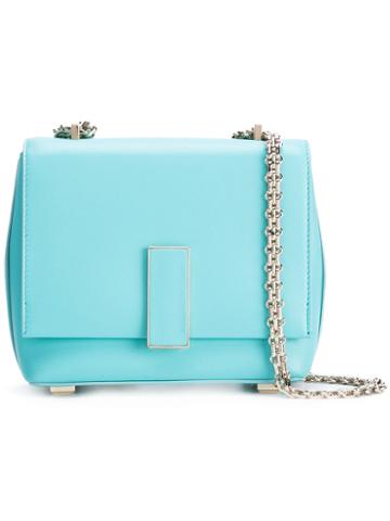 Chain Strap Box Bag - Women - Calf Leather - One Size, Blue, Calf Leather, Marcel Seraphine