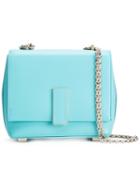 Chain Strap Box Bag - Women - Calf Leather - One Size, Blue, Calf Leather, Marcel Seraphine