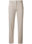 Aspesi Cropped Chino Trousers - Grey