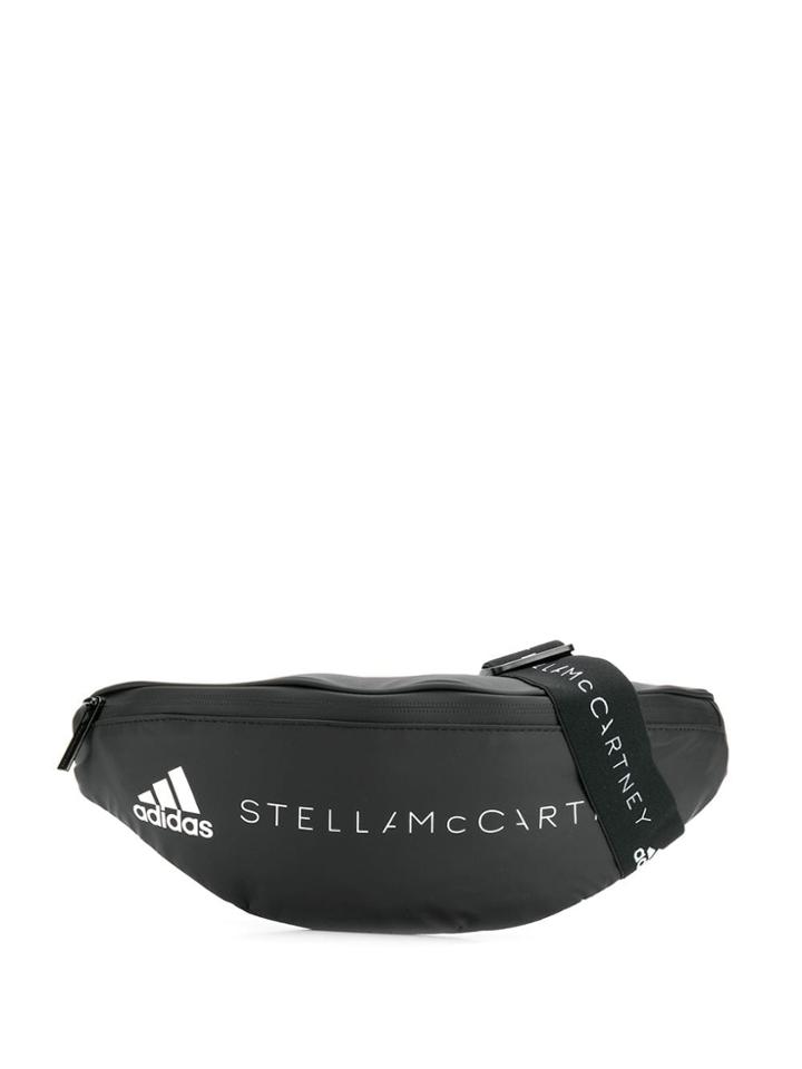 Adidas By Stella Mcmartney Logo Print Belt Bag - Black
