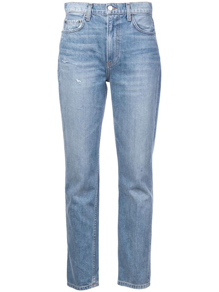 Reformation Julia High Cigarette Jeans - Blue