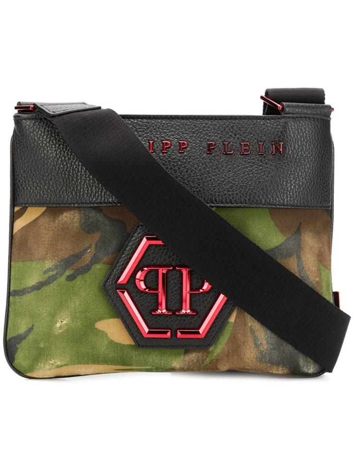 Philipp Plein Camouflage Shoulder Bag - Green
