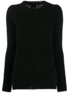 Thom Krom Distressed Detail Jumper - Black