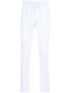 Publish Drawstring Slim Fit Trousers - White