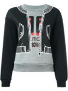 Boutique Moschino Bomber Print Sweatshirt