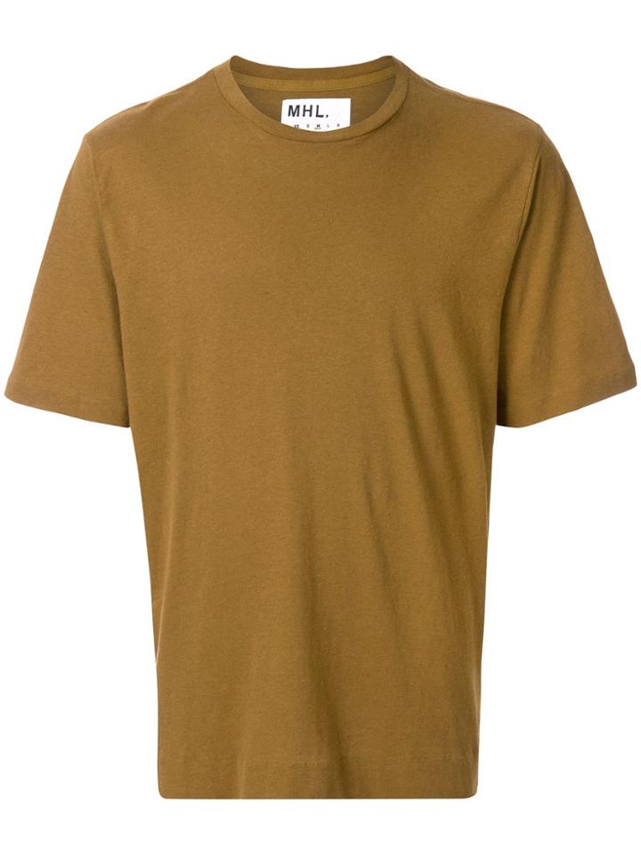 Margaret Howell Crew Neck T-shirt - Yellow