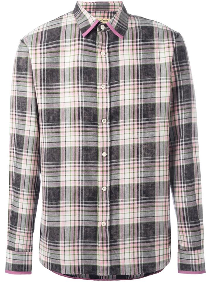 Al Duca D'aosta 1902 Checked Shirt - Pink & Purple