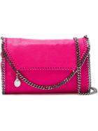 Stella Mccartney Tiny 'falabella Shaggy Deer' Fold Over Tote - Pink &