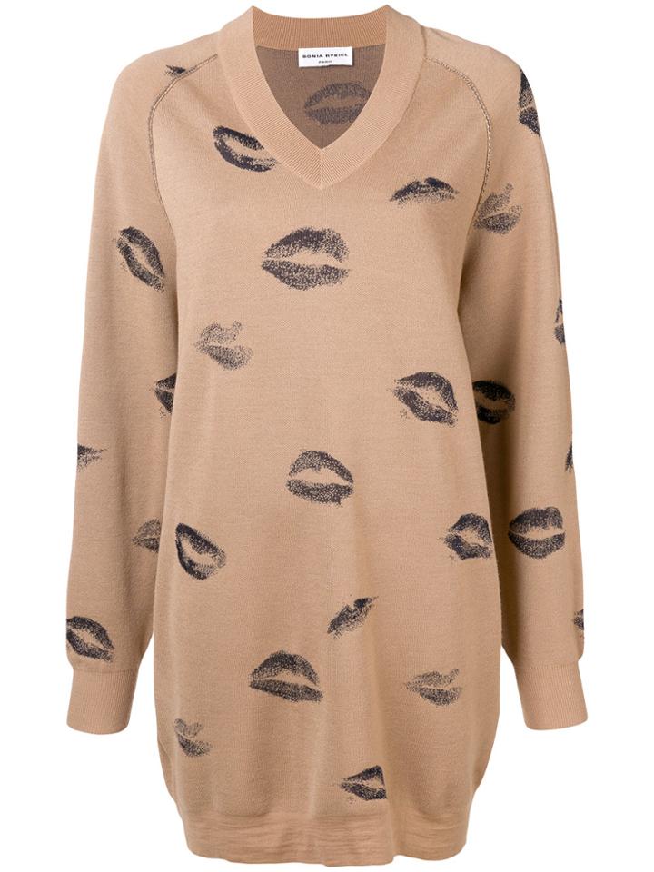 Sonia Rykiel Kidd Print Dress - Nude & Neutrals