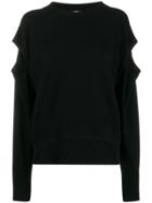 Diesel Cut-out Detail Sweater - Black
