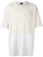 Lanvin Bi-colour T-shirt, Men's, Size: Small, Nude/neutrals, Cotton/rayon