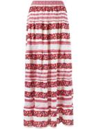 Cecilia Prado Knit Maxi Skirt, Women's, Size: Medium, Red, Viscose