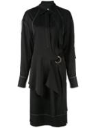 Proenza Schouler Top Stitched Shirt Dress - Black