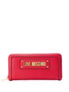 Love Moschino Zip Around Logo Wallet - Red
