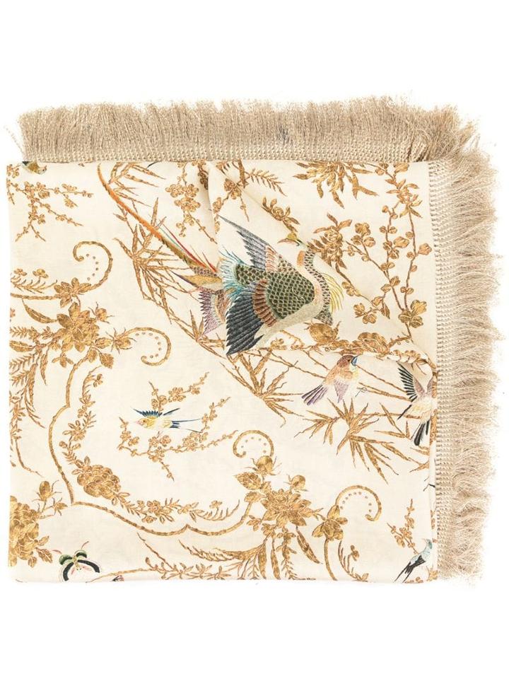 Pierre-louis Mascia Multi-print Scarf - Brown
