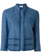 Akris Frayed Trim Jacket