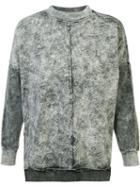 Daniel Patrick - Acid Wash Sweatshirt - Men - Cotton - M, Grey, Cotton
