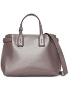 Burberry The Small Soft Leather Banner - Grey