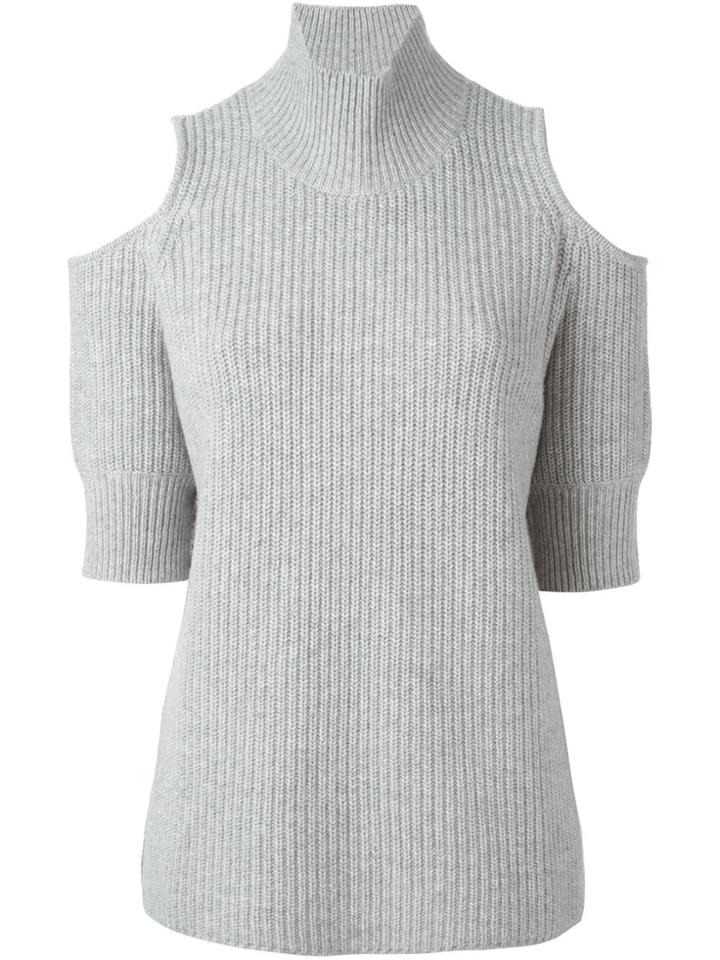 Zoe Jordan 'gondola' Cut-out Sweater - Grey