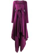 Just Cavalli Handkerchief Hem Dress - Purple