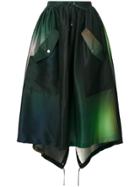 Kenzo Military Skirt With Tie Details - Green