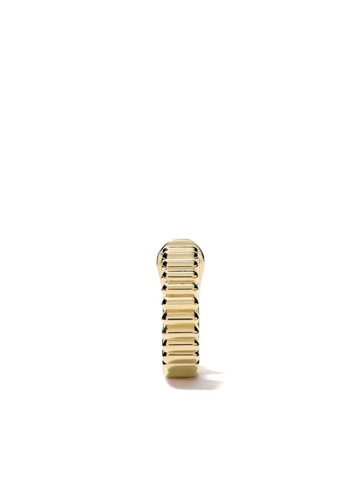 Boucheron Quatre Grosgrain Single Hoop Earring - Yg
