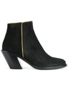 A.f.vandevorst Gold Trim Ankle Boots - Black