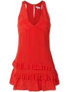 Iro Blutie Frill Trim Dress - Red