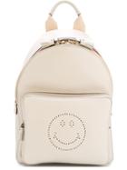 Anya Hindmarch Perforated Leather Smiley Detail Backpack