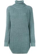 Hope - Roll Neck Jumper - Women - Cotton/acrylic - 36, Blue, Cotton/acrylic