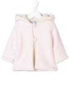 Tartine Et Chocolat Knitted Hooded Coat - Pink