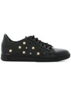 Versus Studded Lace-up Sneakers - Black
