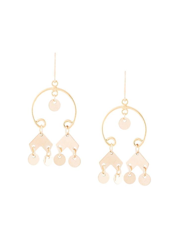 Petite Grand Oriental Hoop Earrings - Gold