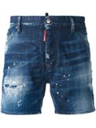 Dsquared2 - Light-wash Denim Shorts - Men - Cotton/polyester/spandex/elastane - 52, Blue, Cotton/polyester/spandex/elastane