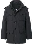 Canada Goose Front Button Parka - Blue