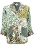 Pierre-louis Mascia Multi-print Shirt - Green