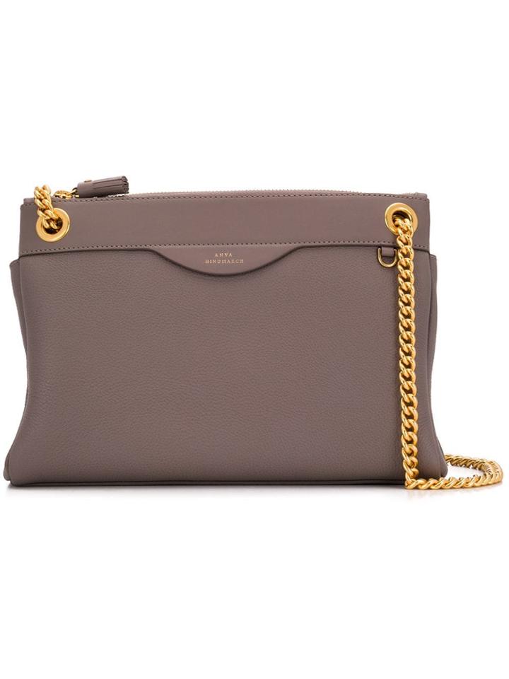Anya Hindmarch Double Zip Chain Bag - Grey